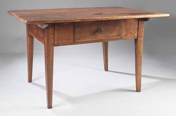 Appraisal: A Provincial Louis XVI Walnut Work Table c the removable