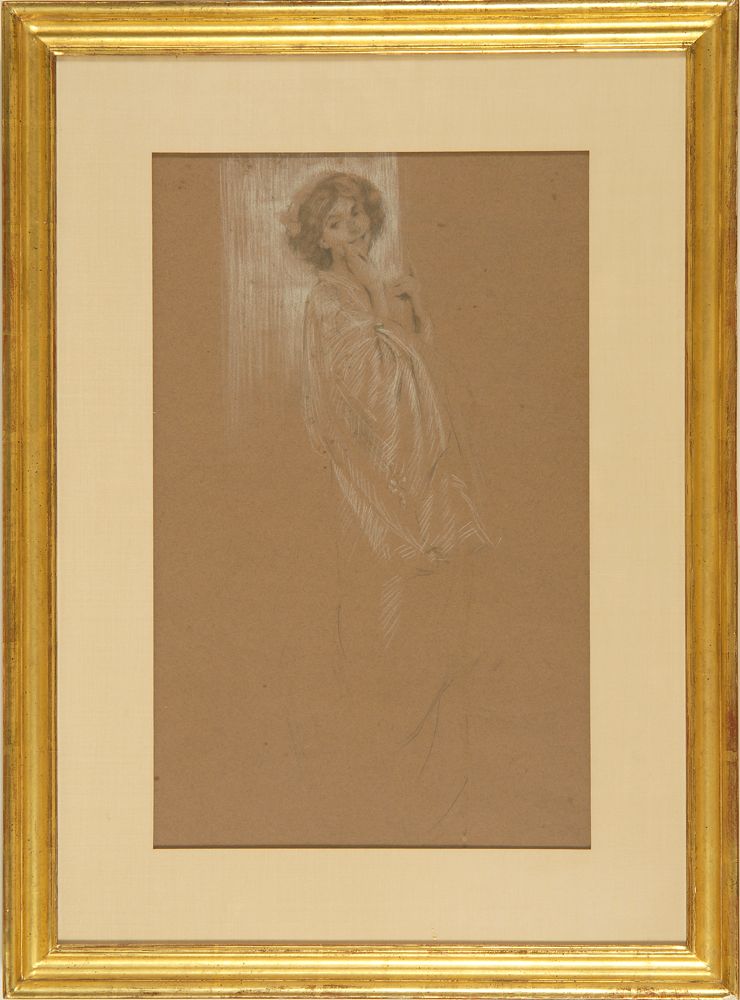 Appraisal: PHILIP LESLIE HALEAmerican - Standing Woman Unsigned Provenance Private Collection