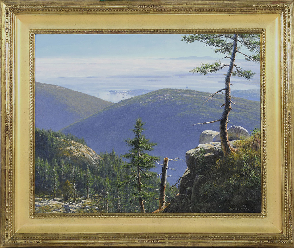 Appraisal: JOSEPH MCGURLCape Cod ContemporaryCoastal Fog Cadillac Mountain Signed lower right