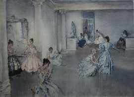 Appraisal: After William Russell Flint English - Casual Assembly colour reproduction