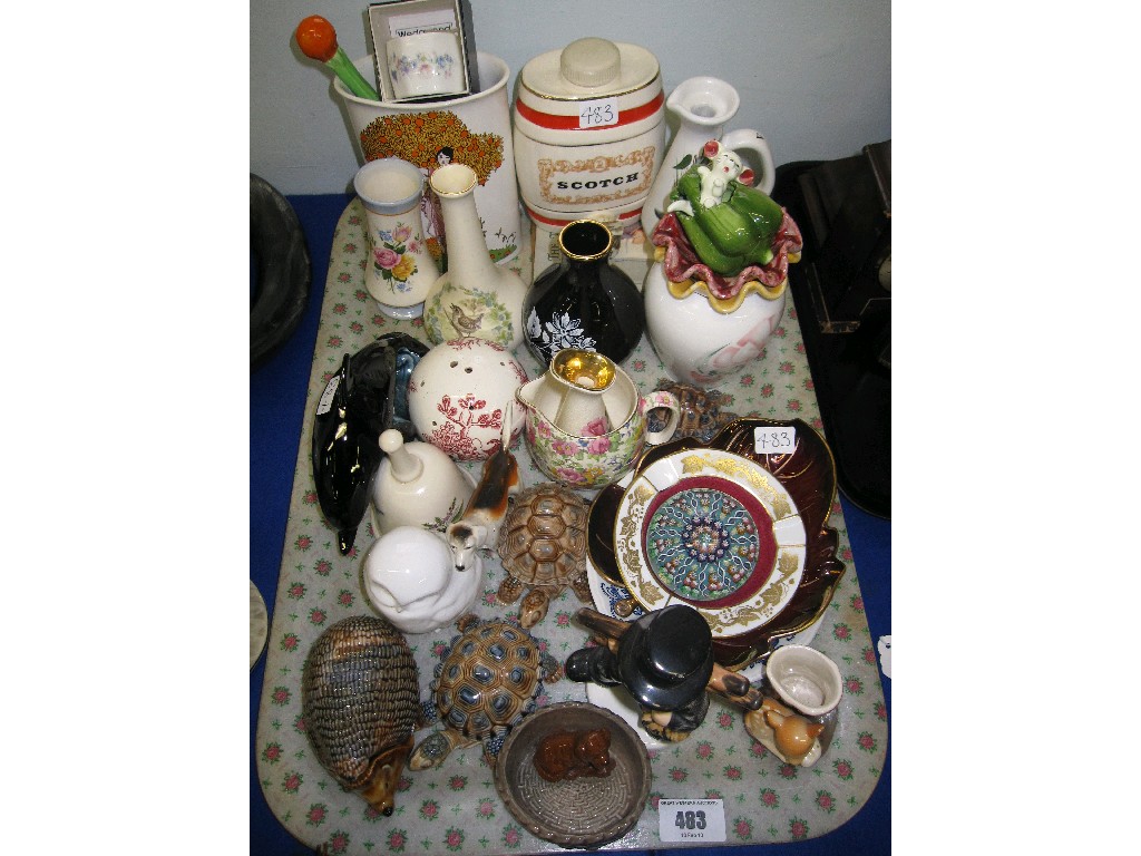 Appraisal: Tray lot of assorted ceramics - Wade Hummel Hornsea etc