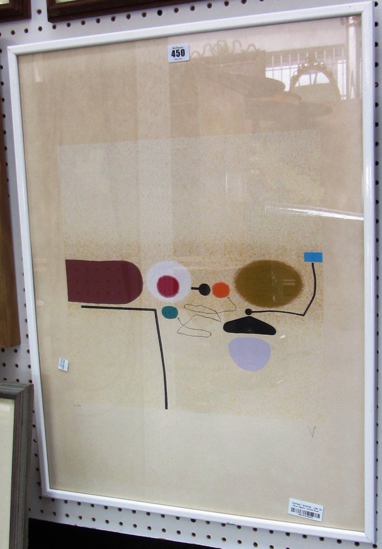 Appraisal: Victor Pasmore - Points of Contact no screenprint bears initials