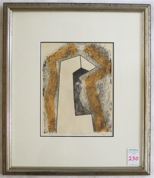 Appraisal: MARK TOBEY LITHOGRAPH Washington New York Switzerland - Urban Renewal