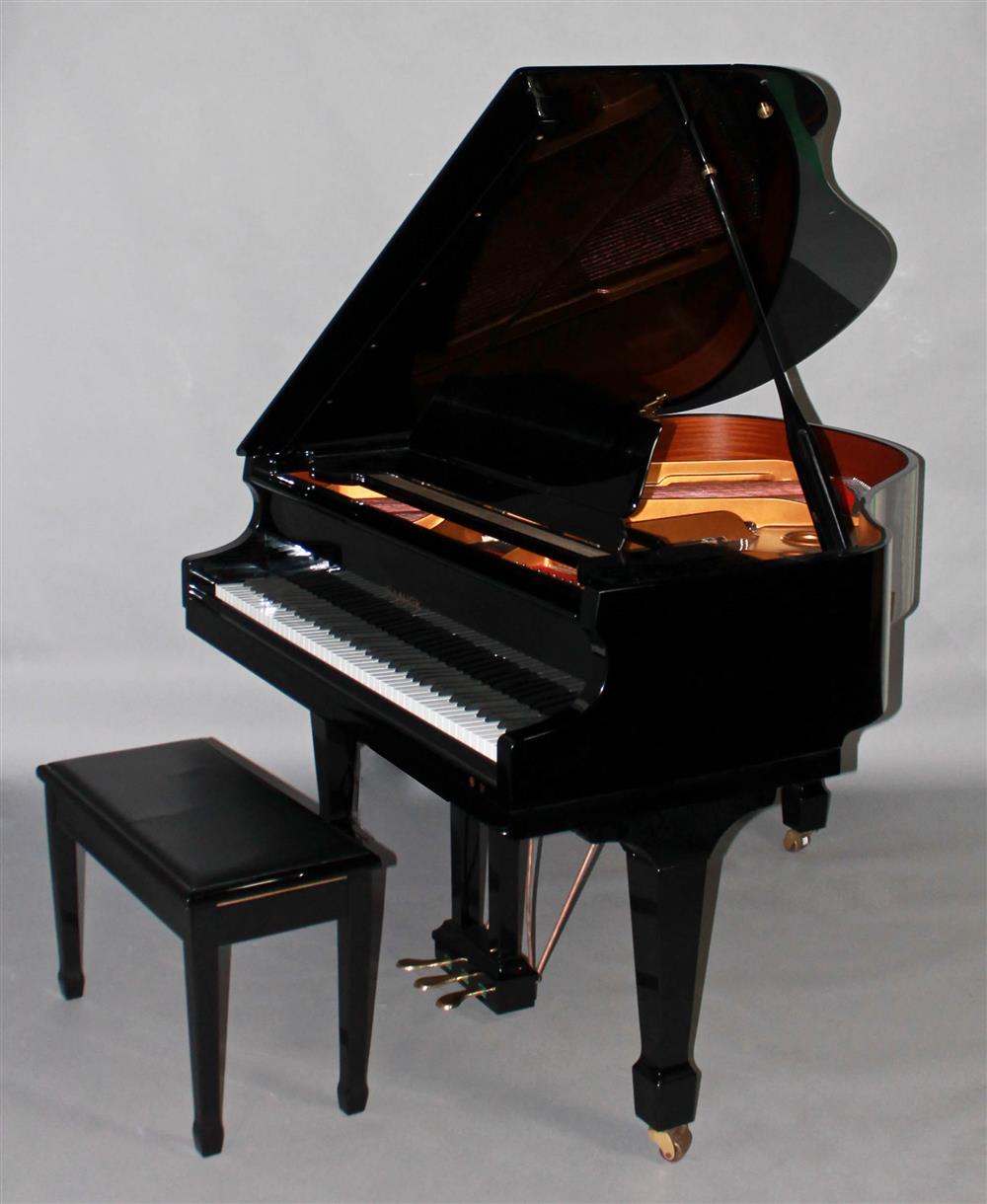 Appraisal: SAMICK EBONIZED BABY GRAND PIANO MODEL SG- C WITH INSTALLED