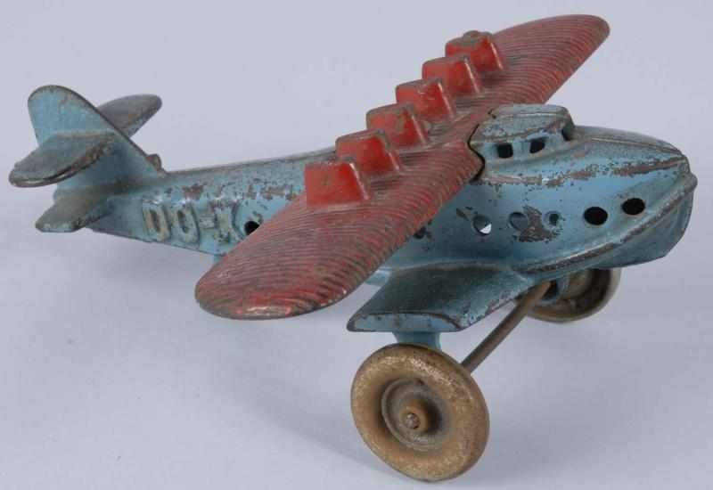 Appraisal: Scarce Cast Iron Hubley DO-X Airplane Toy Description Large size