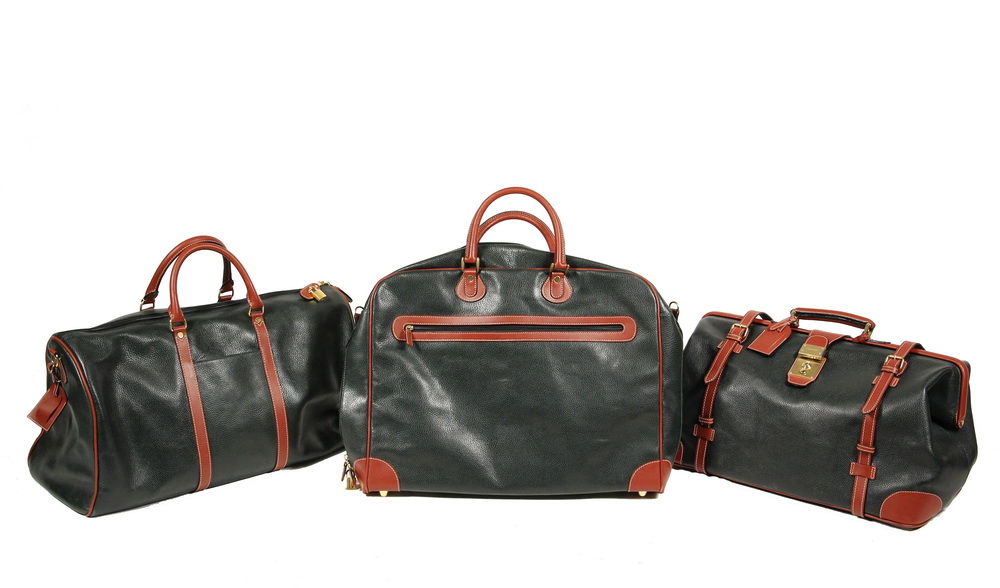 Appraisal: PC SET COLE-HAAN LUGGAGE - Suit Bag Suitcase and Duffel