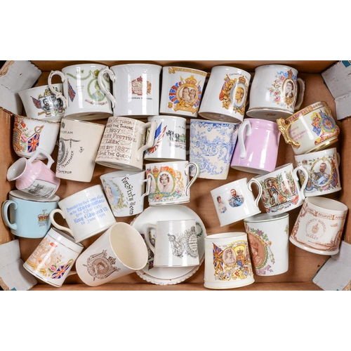 Appraisal: Miscellaneous British Royal commemorative potter and porcelain mugs and beakers