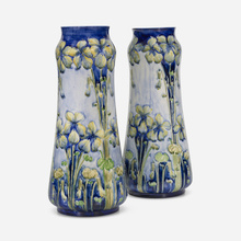 Appraisal: William Moorcroft for James Macintyre Co Florian Ware vases with