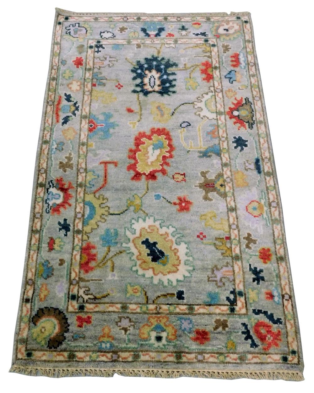 Appraisal: RUG Laristan Sultanabad ' x ' hand-woven wool dove grey