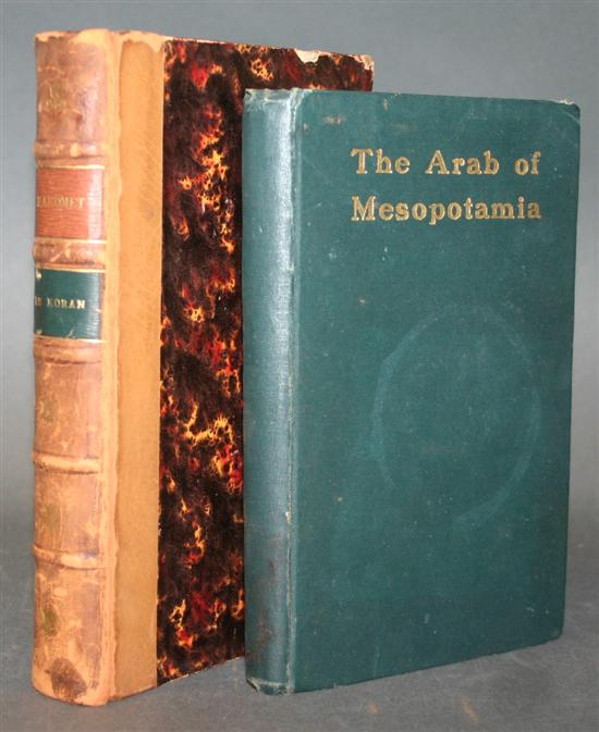 Appraisal: Middle East Qu'ran Titles The Arab Of Mesopotamia Basrah the