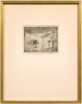 Appraisal: Etching Frederick Childe Hassam N A New York - The