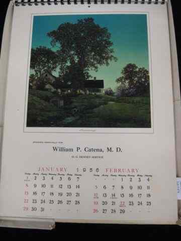 Appraisal: Maxfield Parrish Calendar ''Collection of His Master Pieces'' '' x