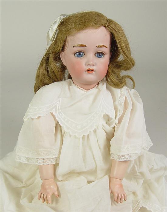 Appraisal: German Kestner Girl Doll Circa 's German Kestner Blue sleep