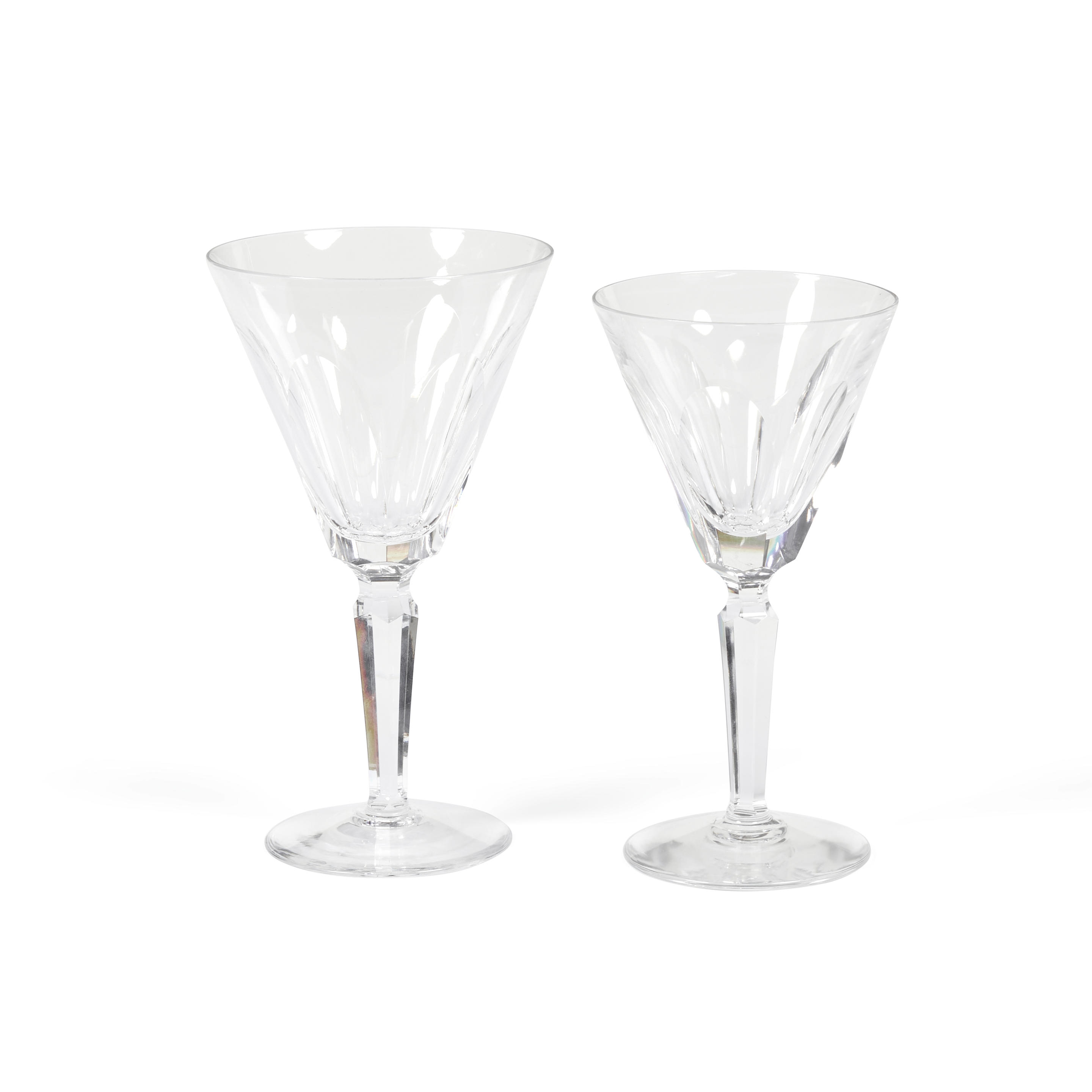 Appraisal: A WATERFORD GLASS PART STEMWARE SERVICE IN THE SHEILA PATTERN