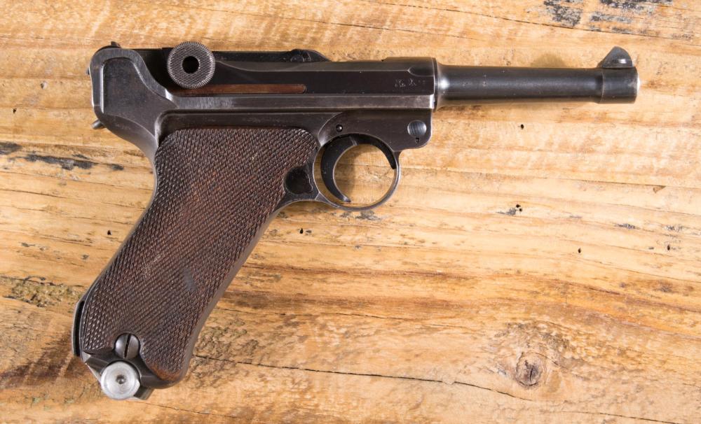 Appraisal: GERMAN WORLD WAR TWO SEMI AUTOMATIC LUGER PISTOL RIG BY