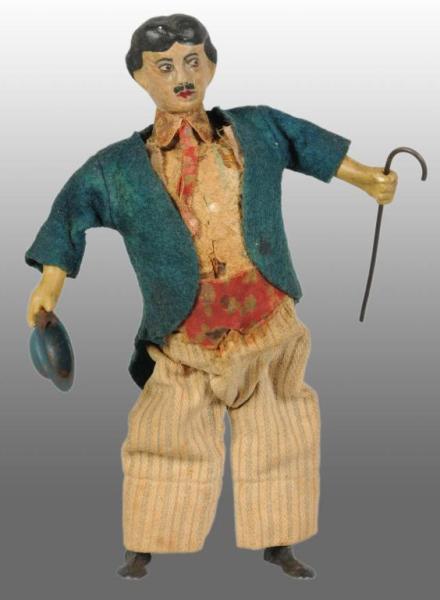 Appraisal: Charlie Chaplin Wind-Up Toy Description American Circa Composition head original