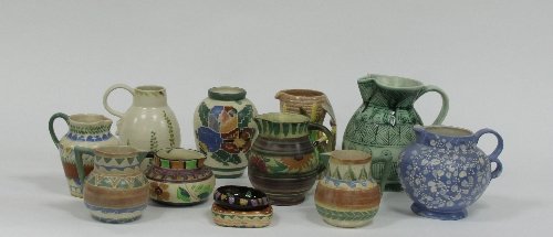 Appraisal: Shorter Son Ltd A collection of jugs vases etc patterns