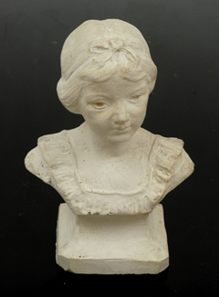 Appraisal: AUSTRALIAN SCHOOL Signed L J Harvey circa Female plaster bust