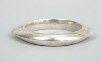 Appraisal: Georg Jensen Sterling Silver Bracelet Retro style bangle hallmarked sterling