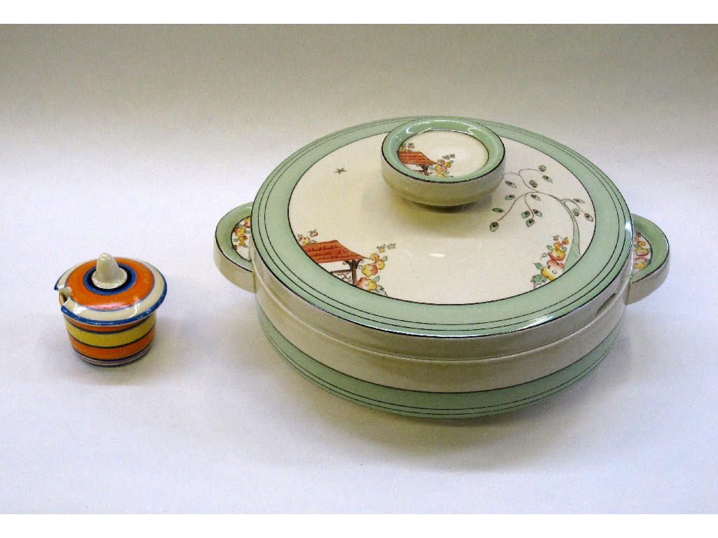 Appraisal: Clarice Cliff 'Wishing Well' tureen and cover Clarice Cliff Bizarre