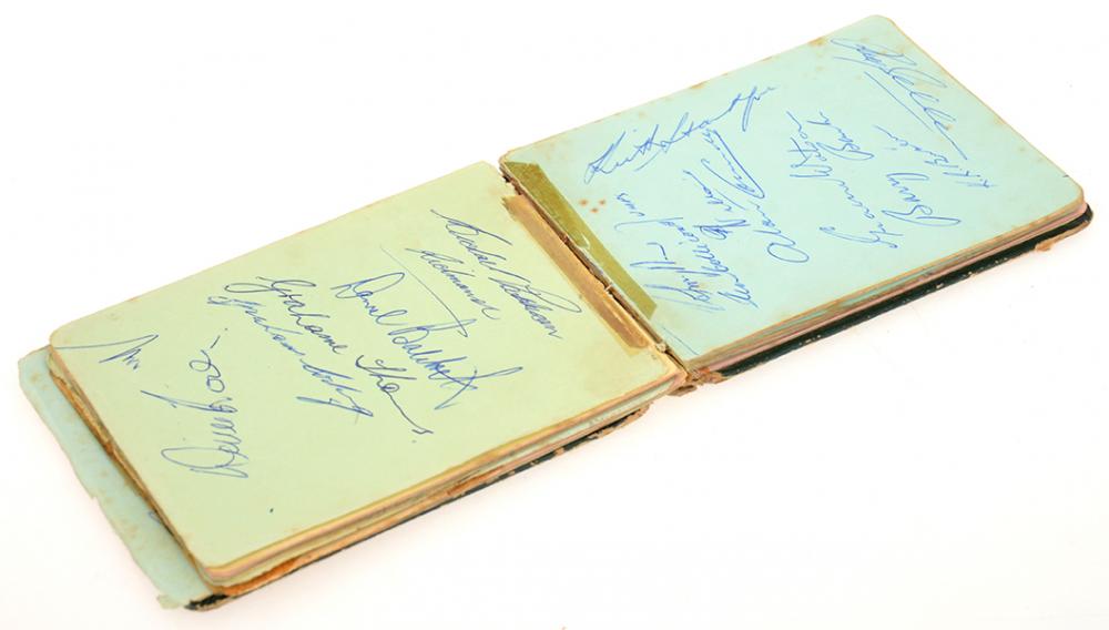 Appraisal: AUTOGRAPH BOOK OF VARIOUS 'S SPORTSMEN