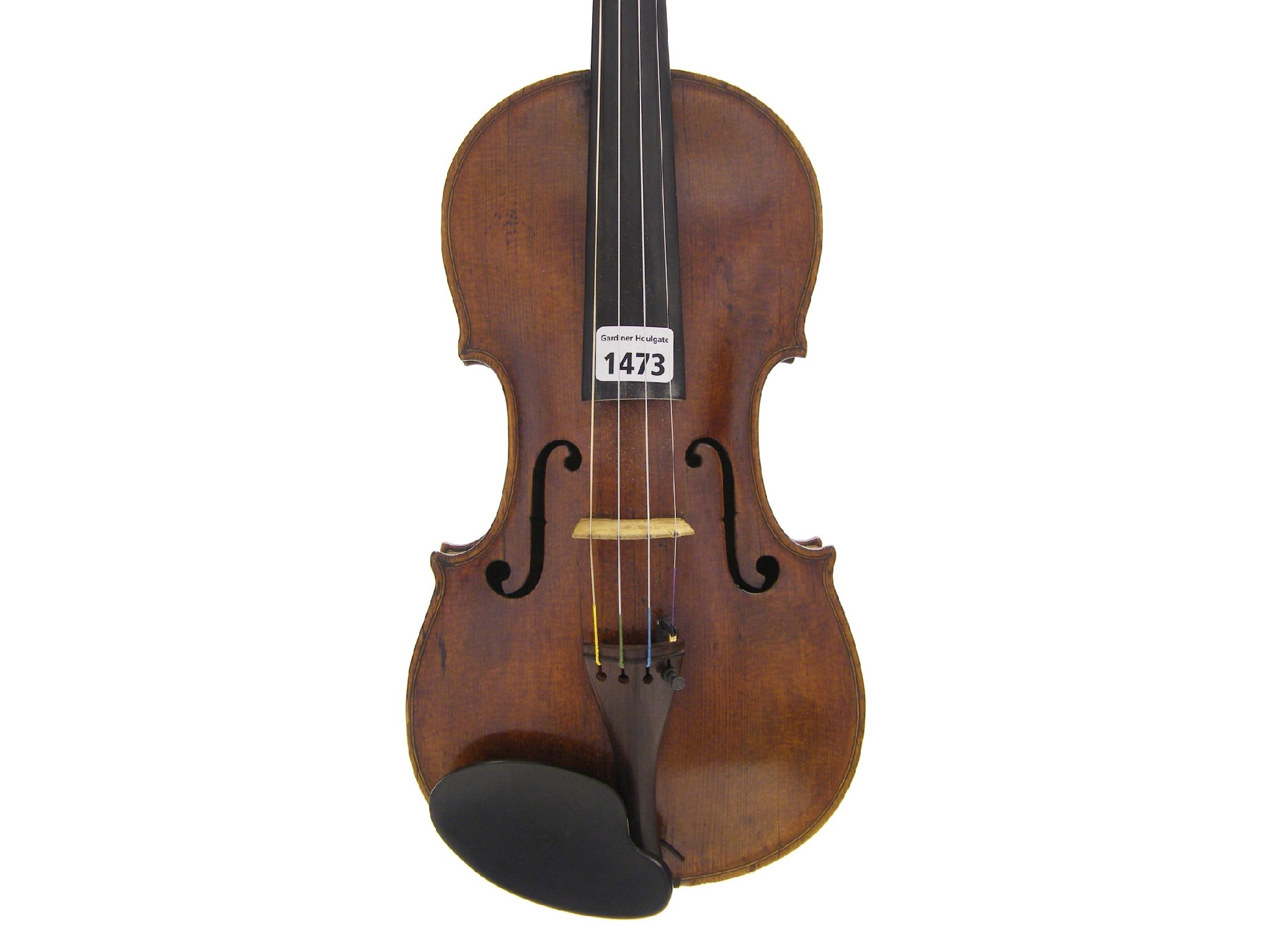 Appraisal: Interesting th century violin bearing an illegible inked signature to