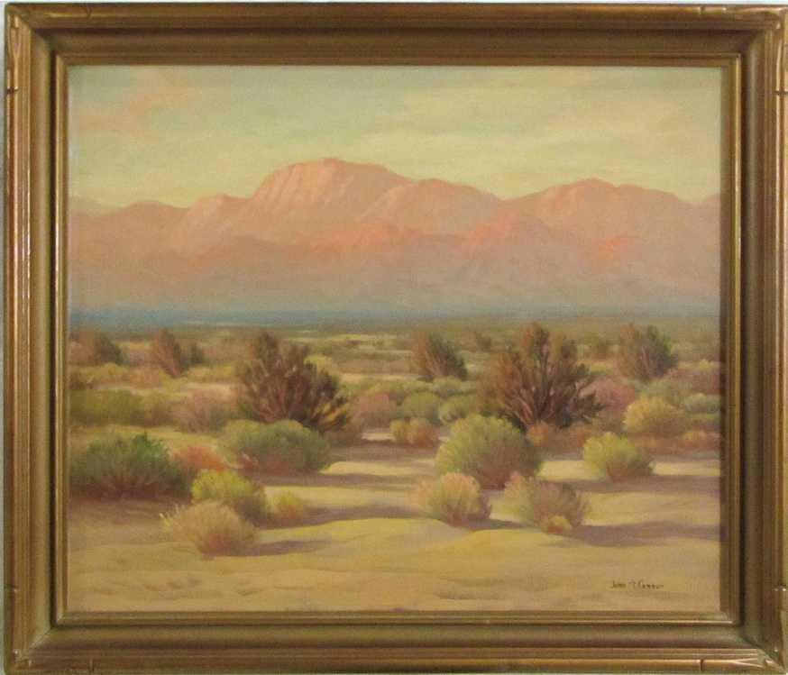 Appraisal: JOHN A CONNER OIL ON CANVAS California Illinois - Evening