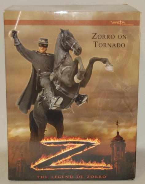 Appraisal: Weta Zorro On Tornado Figure Statue in Box Sculpted by