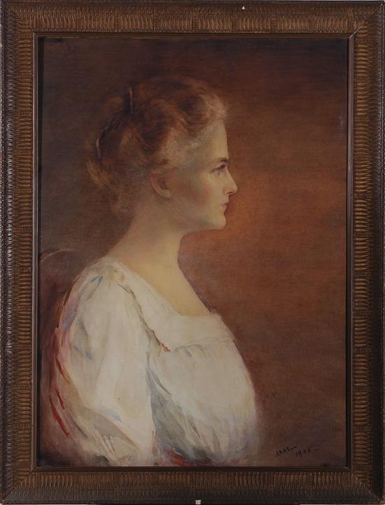 Appraisal: Alice Ravenel Huger Smith South Carolina - SELF PORTRAIT Ms