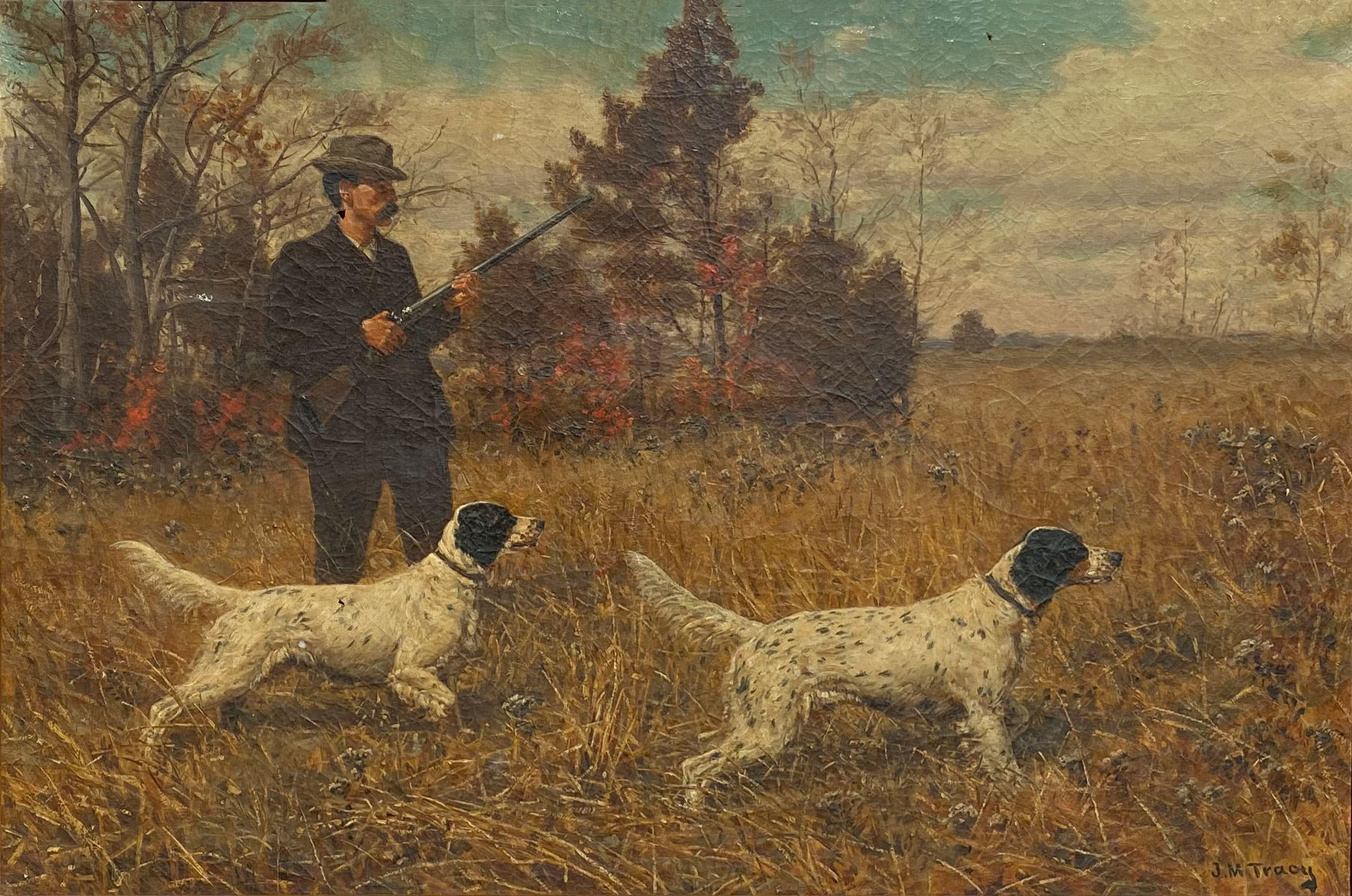 Appraisal: TRACY John Martin American - ''Jean Val Jean and Chance''