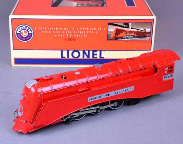 Appraisal: LIONEL COMMODORE VANDERBILT STEAM LOCOMOTIVELionel Commodore Vanderbilt steam locomotive red