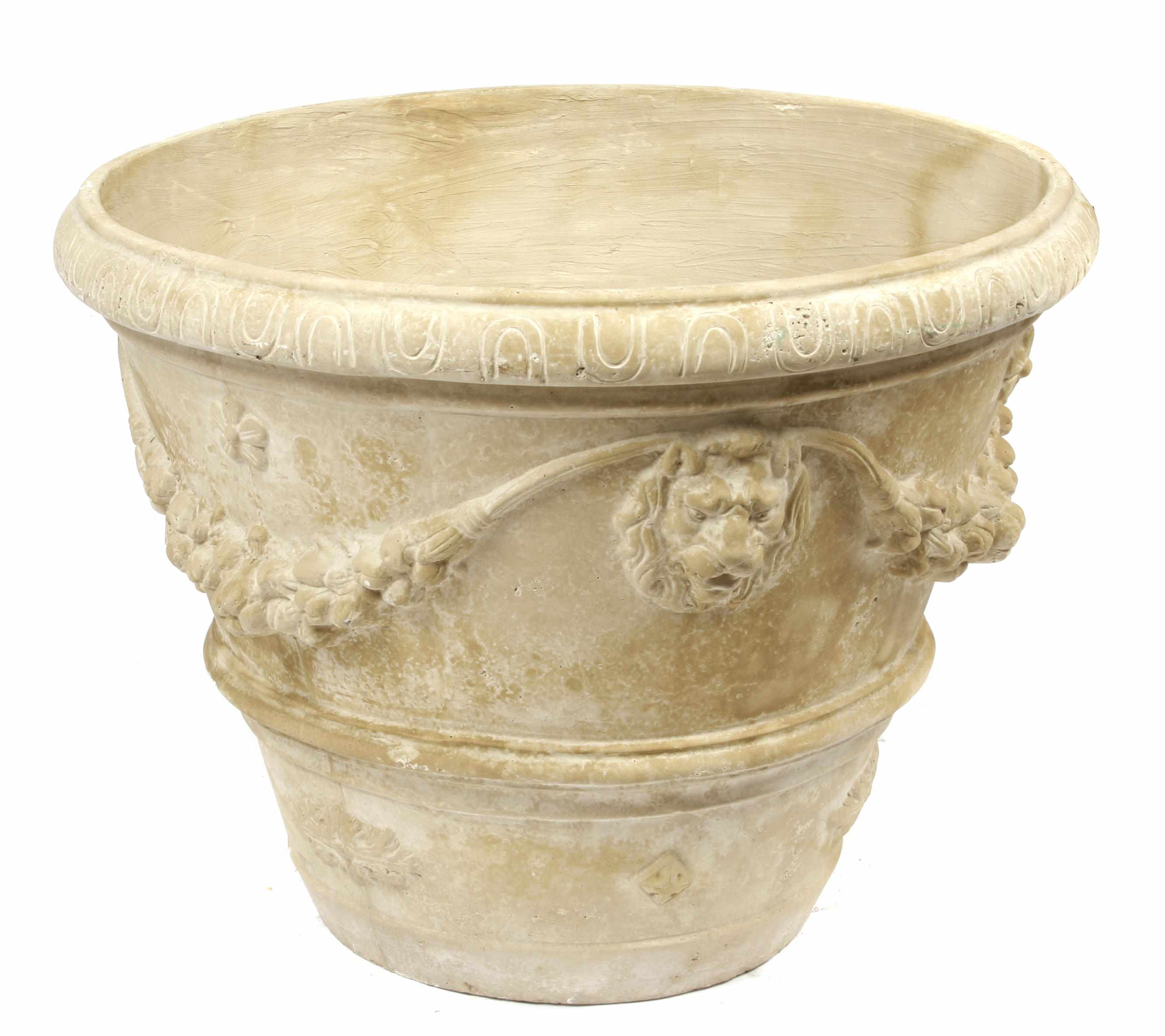 Appraisal: A pair of Renaissance style terracotta planters height in diameter