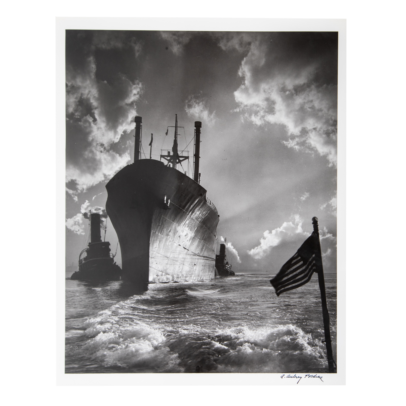 Appraisal: A AUBREY BODINE BALTIMORE HARBOR American - Gelatin silver print