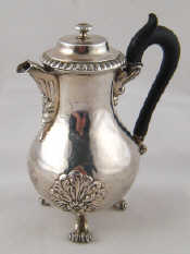 Appraisal: A French assay silver milk jug with gadrooned rim and