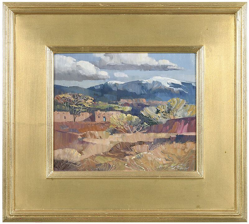 Appraisal: Laurence Philip Sisson American - Nambe Adobe study signed lower