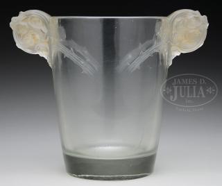 Appraisal: R LALIQUE CHAMARANDE VASE NO R LALIQUE CHAMARANDE VASE NO