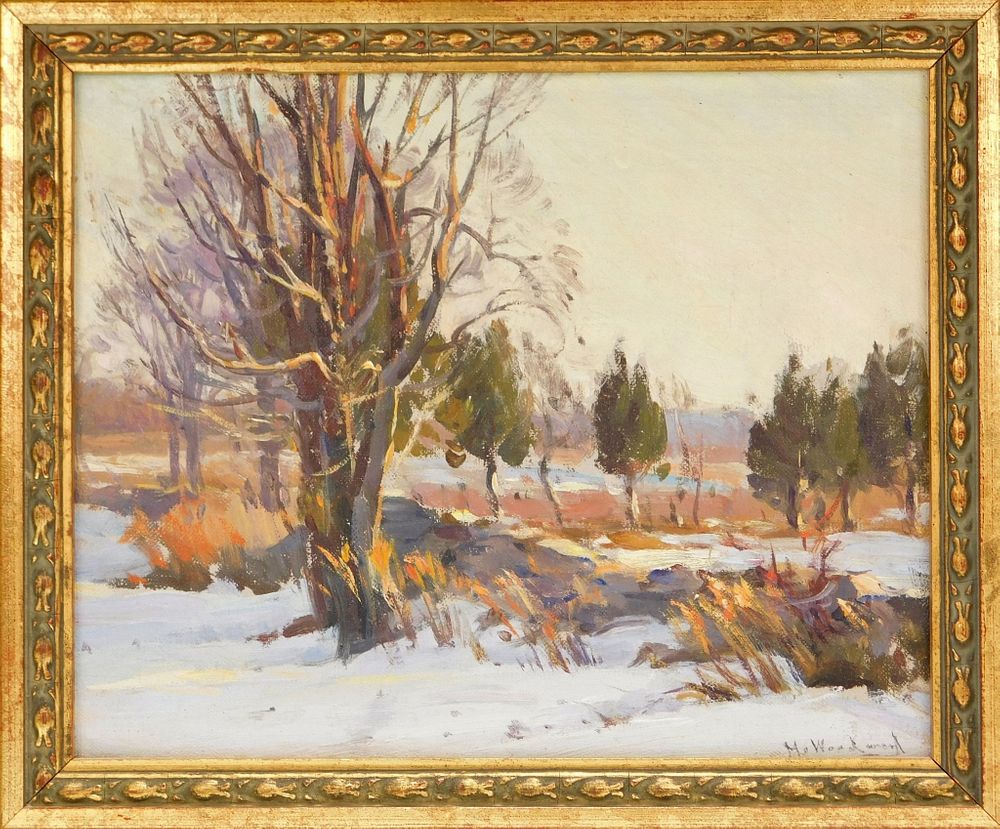 Appraisal: Mabel Woodward Impressionist Landscape Painting Mabel May Woodward Rhode Island