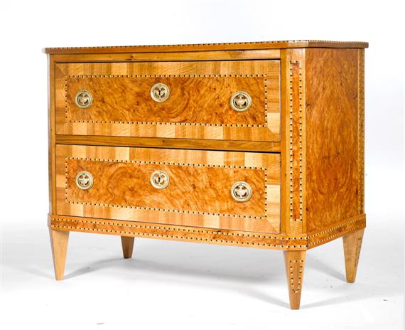 Appraisal: SMALL CHEST OF DRAWERS late Louis XVI Bern th cent