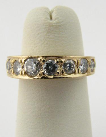 Appraisal: k yellow gold diamond band with stones ctw MSRP sku