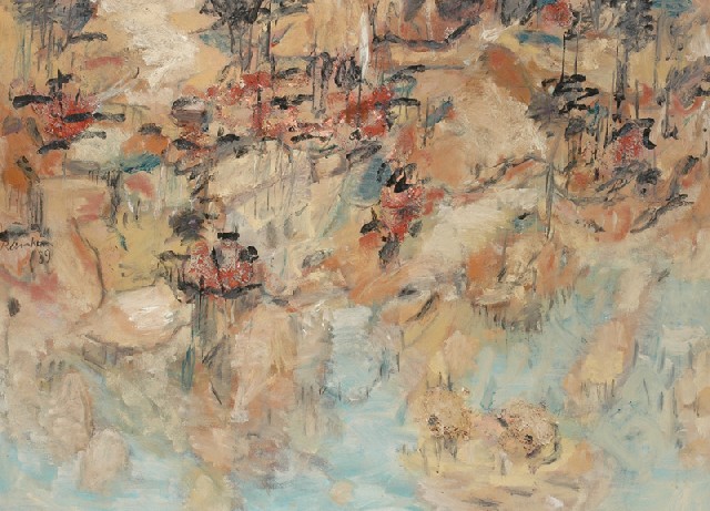 Appraisal: David Rankin - Port Hacking Headland No II oil on