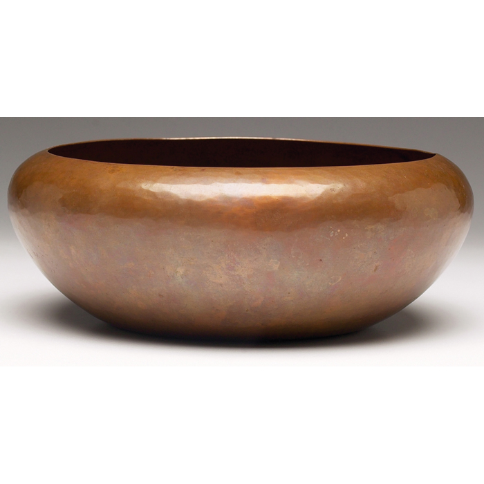 Appraisal: Nice Novick copper bowl by F Novick