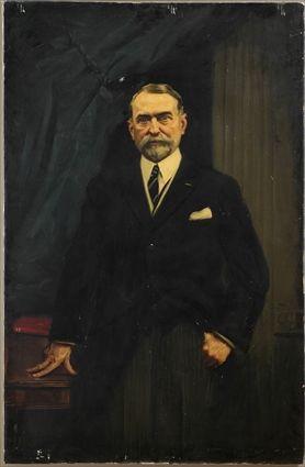 Appraisal: SIDNEY EDWARD DICKINSON - PORTRAIT OF EDWIN B PARKER Oil