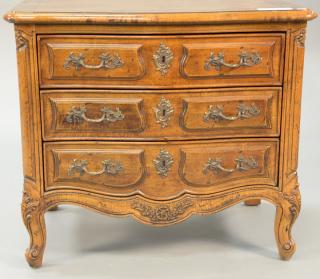 Appraisal: Richard Honquest Barrington French style three drawer stand ht in