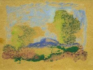 Appraisal: Rupert Charles Wulsten Bunny Australian - - Landscape study monotype