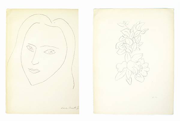 Appraisal: Henri Matisse la m moire de Ang la Lamotte Untitled