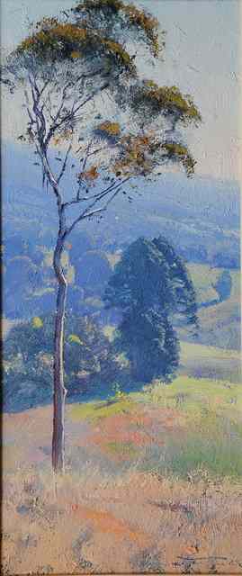 Appraisal: Warwick Fuller Australian b Kurrajong Hills signed titled verso oils