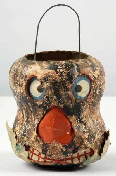 Appraisal: Paper Mache Tree Trunk Jack-O-Lantern Description German Extremely rare Original