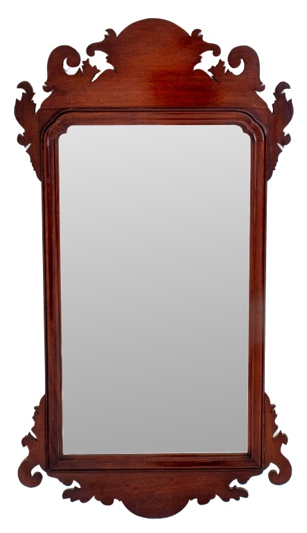 Appraisal: ERNEST HAGEN COLONIAL REVIVAL MAHOGANY MIRROR Ernest Hagen American -