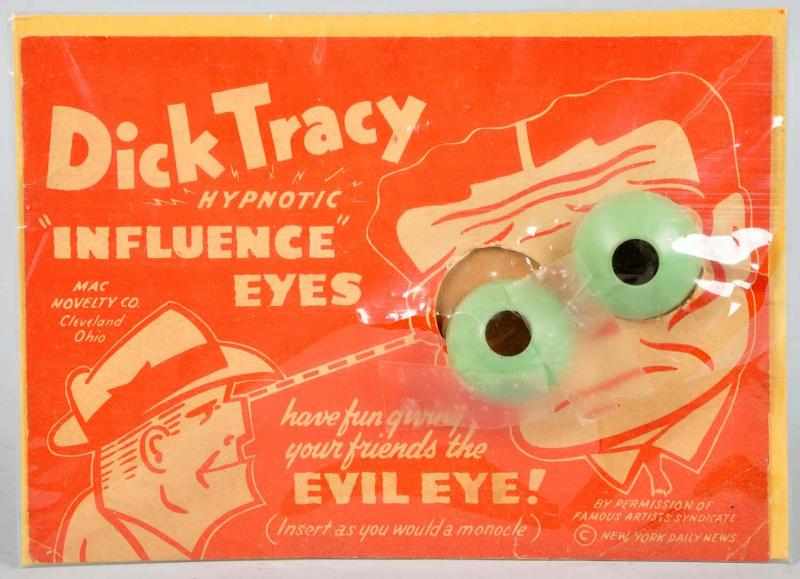 Appraisal: Scarce Vintage Dick Tracy Hypnotic Influence Eyes Description Made by