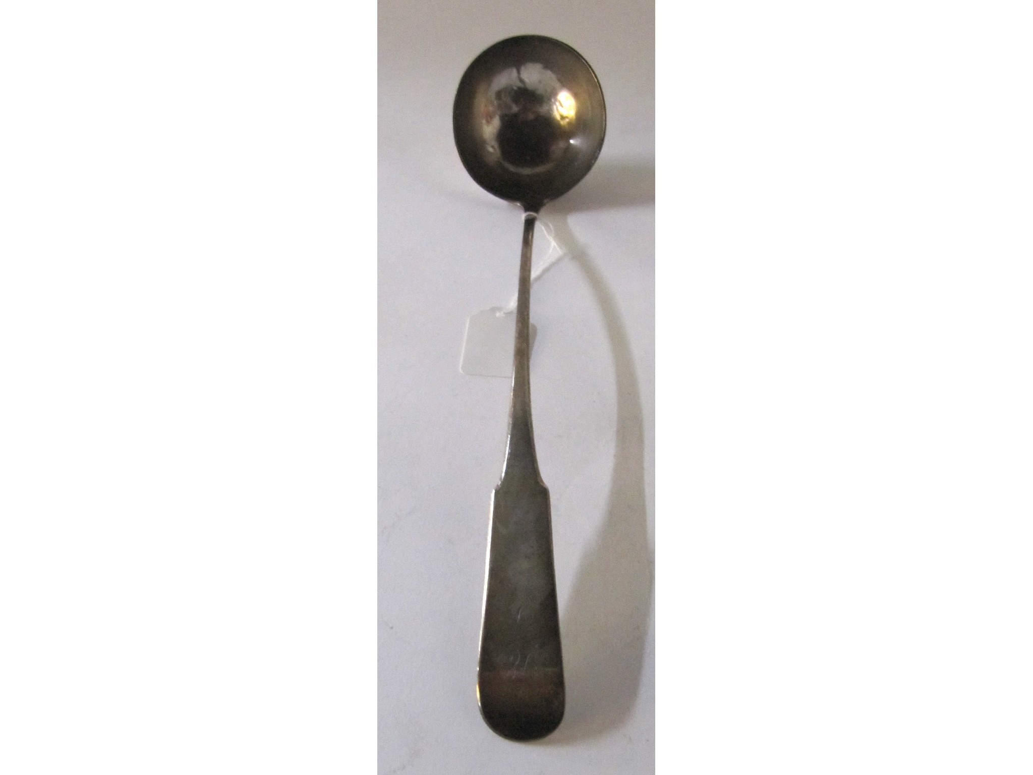 Appraisal: A silver soup ladle Edinburgh